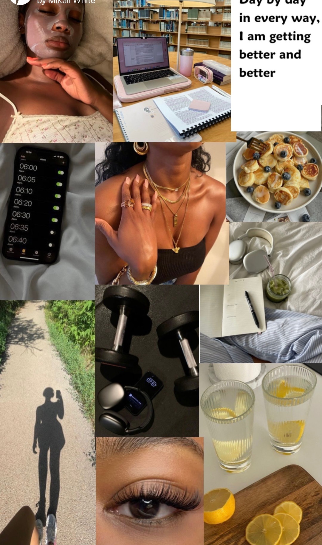 Vision board collage